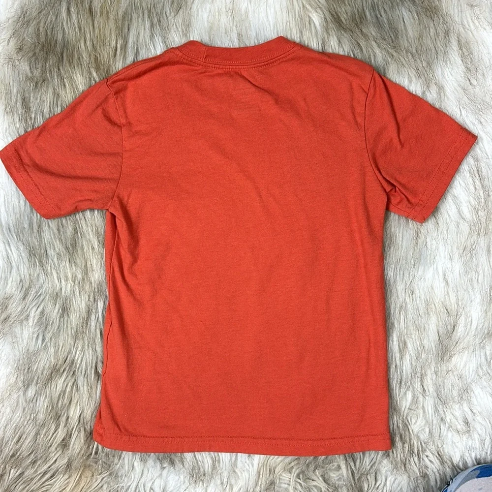 Celebrate Halloween Pumpkin Face T-Shirt Orange Kids XS 4/5